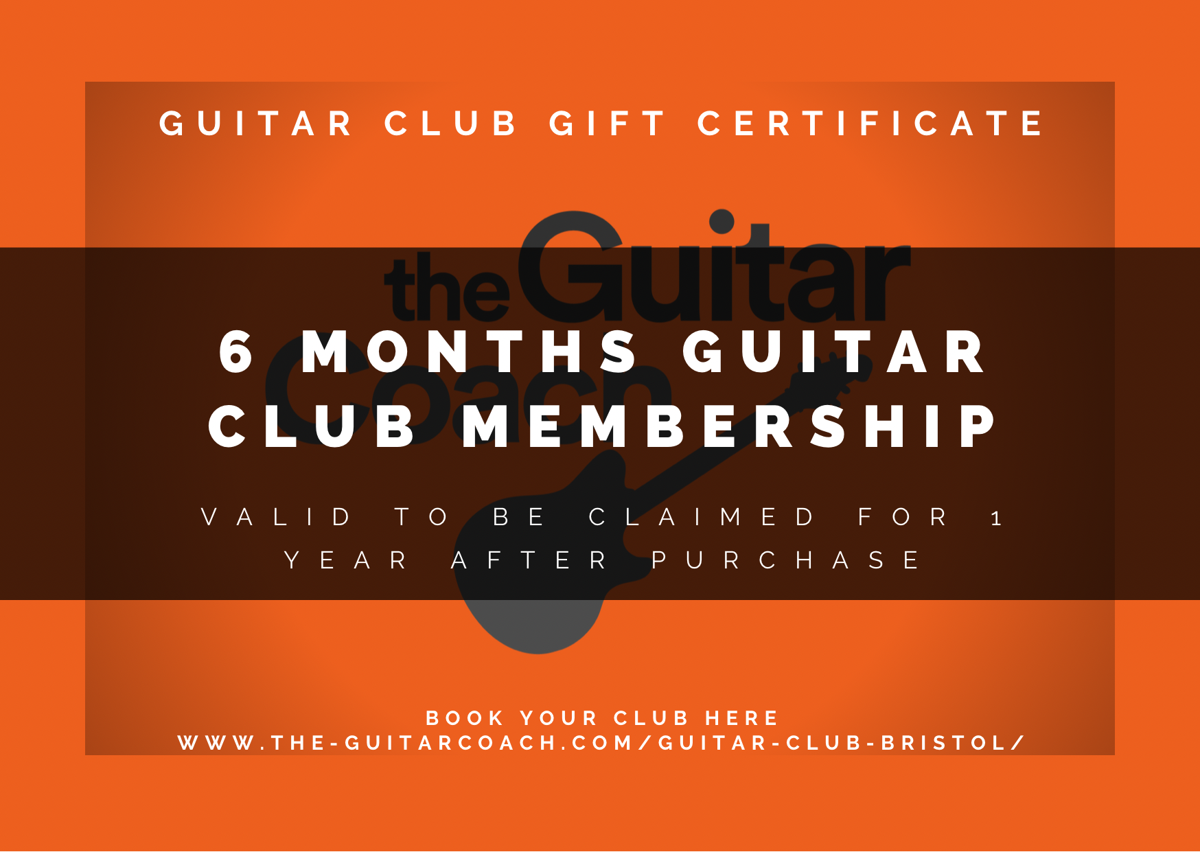 6 Months Guitar Club Membership